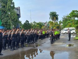 Luar Biasa Pengamanan Kejuaraan Futsal di POR Prov Kalbar Oleh Ditsamapta Polda Kalbar