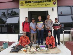 TEPUNG TAWAR (BARAPUS) GEDUNG BARU POLSEK TERIAK POLRES BENGKAYANG