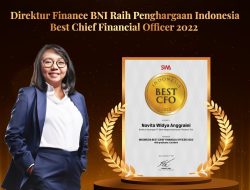 Kedepankan Bisnis Berkelanjutan, CFO BNI Raih Penghargaan