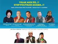 Ketum HBB Lamsiang Sitompul: Tolak Aksi 212, Negara Tidak Boleh Kalah Oleh Pembangkang