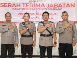 AKBP Arman Pimpin Upacara Serah Terima Kasat Reskrim Polres Sampang