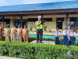 Kasat Lantas Polres Sekadau Sampaikan Hal Ini,Kepada Siswa Saat Jadi Pembina Upacara