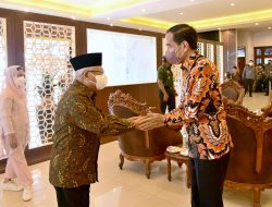 Bertemu Presiden, Wapres Diskusikan Akselerasi Pembangunan di Papua dan Isu Terkini Lainnya