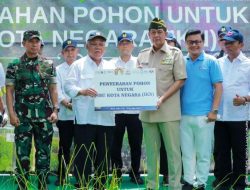 Menteri Basuki Apresiasi Penyerahan Bibit Tanaman Untuk IKN Dari Purnawirawan TNI AD