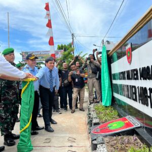 Kalapas Makassar Hadiri Peresmian Satuan Koramil, Ini Harapannya