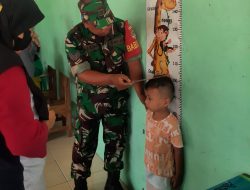 Babinsa Koramil 13 Kedungwaringin Dampingi Kegiatan Posyandu