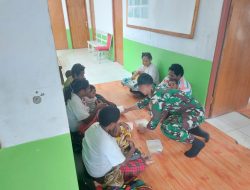 Peduli Ibu Hamil Dan Menyusui, Satgas Yonif Raider 142/KJ Berikan Ini