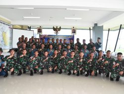 Latihan Keamanan Laut Tahap II TA. 2022 Resmi di Tutup Wadan Lantamal XII Kolonel Marinir Budiarso