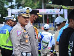 Kapolrestro Tangerang Kota Imbau Penonton Tidak lewati Tali Pembatas Demi Keselamatan dan Keamanan