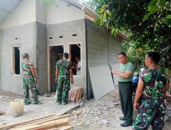 Rehab Rutilahu Bantuan Kasad di Tinjau Langsung oleh Kasdim 0509 Kabupaten Bekasi