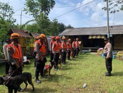 Satu anjing pelacak temukan titik diduga korban tertimbun longsor Cianjur