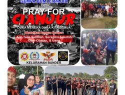 Cianjur Berduka, Masyarakat Kelurahan Bunder Gelar Kegiatan Galang Dana