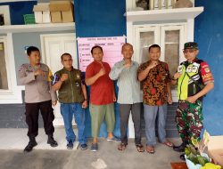 Ciptakan Suasana Kenyamanan Babinsa Koramil 12 Serangbaru Hadiri Pemilihan Ketua RT