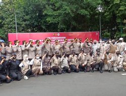 Polwan Polda Metro Jaya Dikerahkan ke Posko Bencana Gempa Bumi di Cianjur