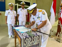 Danlantamal XII Pimpin Serah Terima Tiga Jabatan Strategis, Asintel, Danpomal dan Kaakun Lantamal XII Hari Ini
