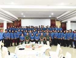 PNS Kodam XII/Tpr Ikuti Upacara Virtual dan Syukuran HUT ke-51 Korpri