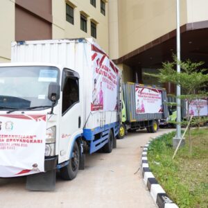 Bantuan Kemanusiaan Polda Riau untuk Korban Gempa Cianjur Tiba di Jakarta