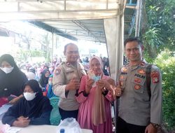 Polisi terjun Langsung Amankan Penyaluran BLT BBM Dan BPNT Sembako Di Pinang Tangerang