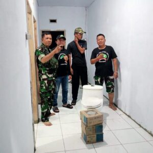 Mendadak Ormas Jejaka Nusantara Ulurkan Bantuan Progam Rutilahu yang di Galang olehKoramil 11 Pebayuran