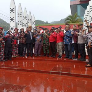 Bersama Kodim 1701/Jayapura, PPNP-RI Resmi Deklarasi Di Tugu Pepera Jayapura