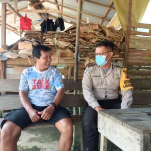 Aipda Sunardi Berikan Himbauan Agar Warga Tingkatkan Kewaspadaan