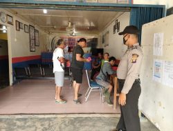 Ciptakan Situasi Kondusif Personil Polsek Air Besar Pantau Objek Vital