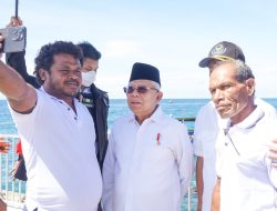 Nge-Vlog dengan Nelayan, Wapres Puji Semangat Kerja Masyarakat Biak Numfor