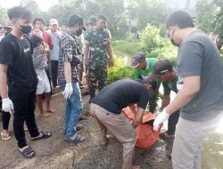 Mayat Pria di Temukan di Aliran Sungai Haji Newi Ciseeng, Pihak Kepolisian Gelar Olah TKP
