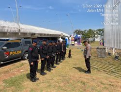 Pastikan Konser HITC di PIK 2 berjalan aman, Polres Metro Tangerang Kota Sisir Seluruh Area Gunakan Jibom dan K9