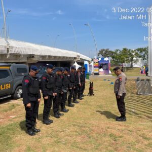 Pastikan Konser HITC di PIK 2 berjalan aman, Polres Metro Tangerang Kota Sisir Seluruh Area Gunakan Jibom dan K9