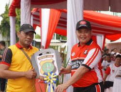 Dalam Rangka HUT ke-73, Polda Metro Jaya Gelar Acara Olahraga di Lapangan Presisi Ditlantas