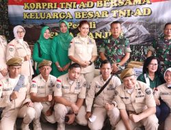 Korpri TNI AD Berikan Bantuan Korban Gempa Cianjur