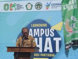 Launcing Porgarm Pioneer Kampus Sehat di Kalbar, STIKes Yarsi Pontianak