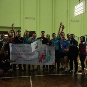 Membanggakan!! RSUD Kota Bogor Juara Badminton Di HKN Ke-58