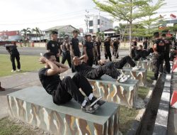 Pembinaan Fisik Brimob Kalbar Salah Satu Upaya Untuk Menjaga Fisik Tetap Prima