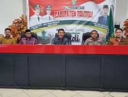 Bupati Tolitoli Bersama Unsur Forkopimda dan Pimpinan OPD, Ikuti Zoom Meeting Peringatan Harkoda