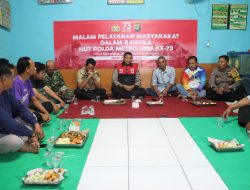 Polisi Hadir di Tiap RW, Ini Pesan Kapolres Metro Tangerang Kota di Malam Pelayanan Kepada Masyarakat