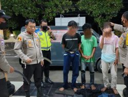 Bawa Celurit, Tiga Remaja Diamankan Polisi Patroli Polsek Neglasari Polres Metro Tangerang Kota
