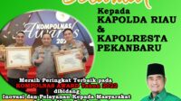 Ketua PWNU Riau Ucapkan selamat kepada Kapolda Riau dan Kapolresta Pekanbaru