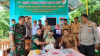 Dandim 0509 Kabupaten Bekasi Resmikan Penyerahan Rutilahu Progam Kepala Staf Angkatan Darat di Desa Kertajaya