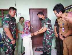 Serentak RTLH Program Babinsa Masuk Dapur Diresmikan Kasad, Danrem Wijayakusuma Serahkan Kunci Rumah