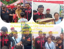 Peduli Sesama, Ketum Ormas Grib Jaya Turunkan Bantuan Ke Warga Tertimpa Bencana Alam