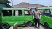 Alami Konsleting Listrik, Sebuah Angkot Terbakar di Tamansari Bogor, Pihak Kepolisian Lakukan Penanganan