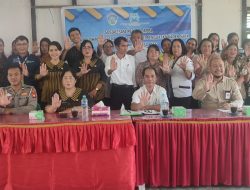 Personil Polsek Mempawah Hulu Hadiri Sosialisasi Perdes DRPPA