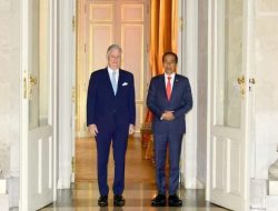 Presiden Jokowi Disambut Raja Belgia di Istana Laeken
