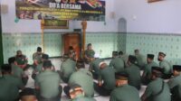 Kodim 0808/Blitar Gelar Doa Bersama Dalam Rangka Memperingati Hari Juang TNI AD Ke-77, HUT Kodam V/Brw ke-74 Dan Hari Infanteri Ke-74 Tahun 2022
