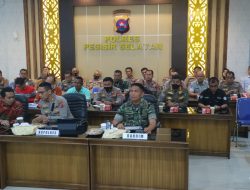 Jelang Libur Nataru Dandim 0311/Pessel Hadiri Rapat Lintas Sektoral