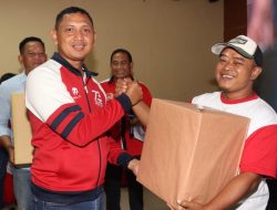 Pererat Silaturahmi, Kapolrestro Tangerang Kota Gelar Nobar Final Piala Dunia Bareng Para Ketua RW dan Wartawan