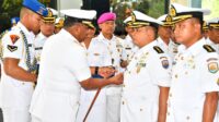 Danlantamal XII Pimpin Serah Terima Jabatan Kakuwil Dan Penyerahan Jabatan Kadisharkan Lantamal XII