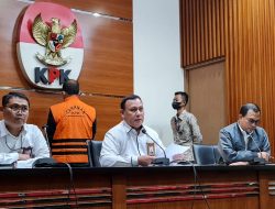 Ketua KPK H. Firli Bahuri ; Cukup Alat Bukti, Hakim Yustisial MA Edy Wibowo Jadi Tersangka dan Ditahan